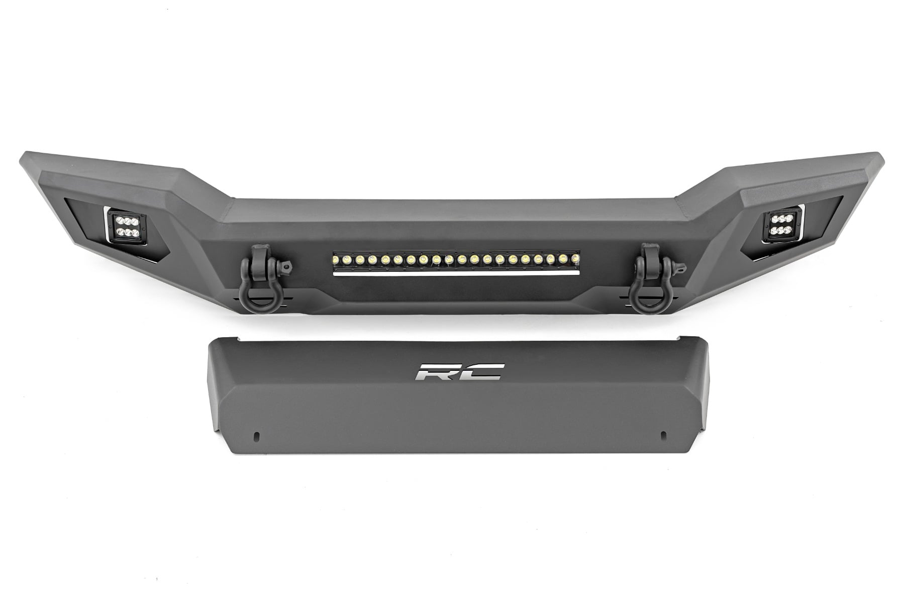 Front Bumper Skid Plate Jeep Gladiator JT/Wrangler JK & JL/Wrangler Unlimited 4WD Rough Country-5
