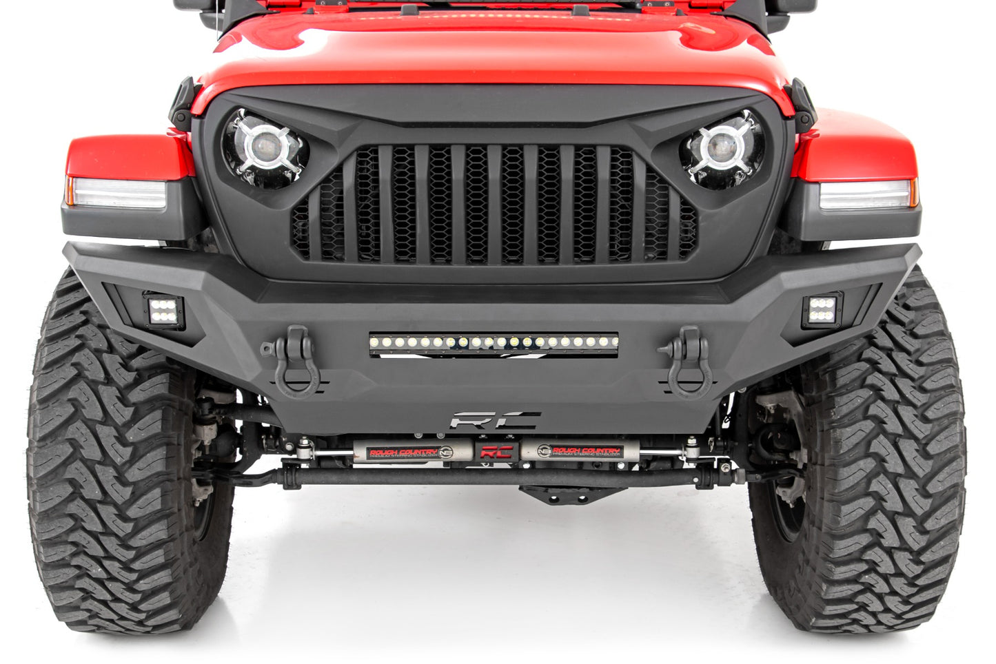 Rough Country Front Bumper Skid Plate 20-Up Jeep Gladiator JT/18-22 Wrangler JL Rough Country