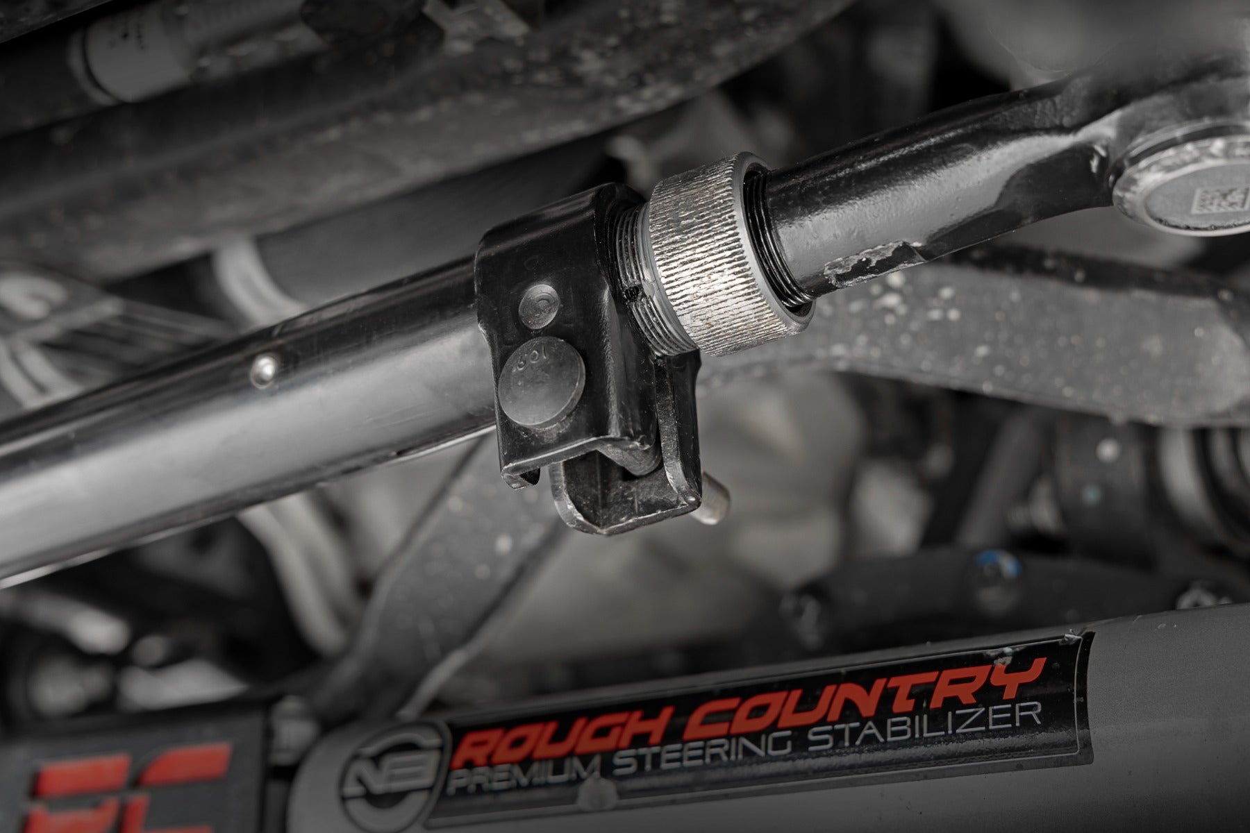 Rough Country High Steer Kit Track Bar Bracket Combo 18-22 Jeep Wrangler JL Rough Country