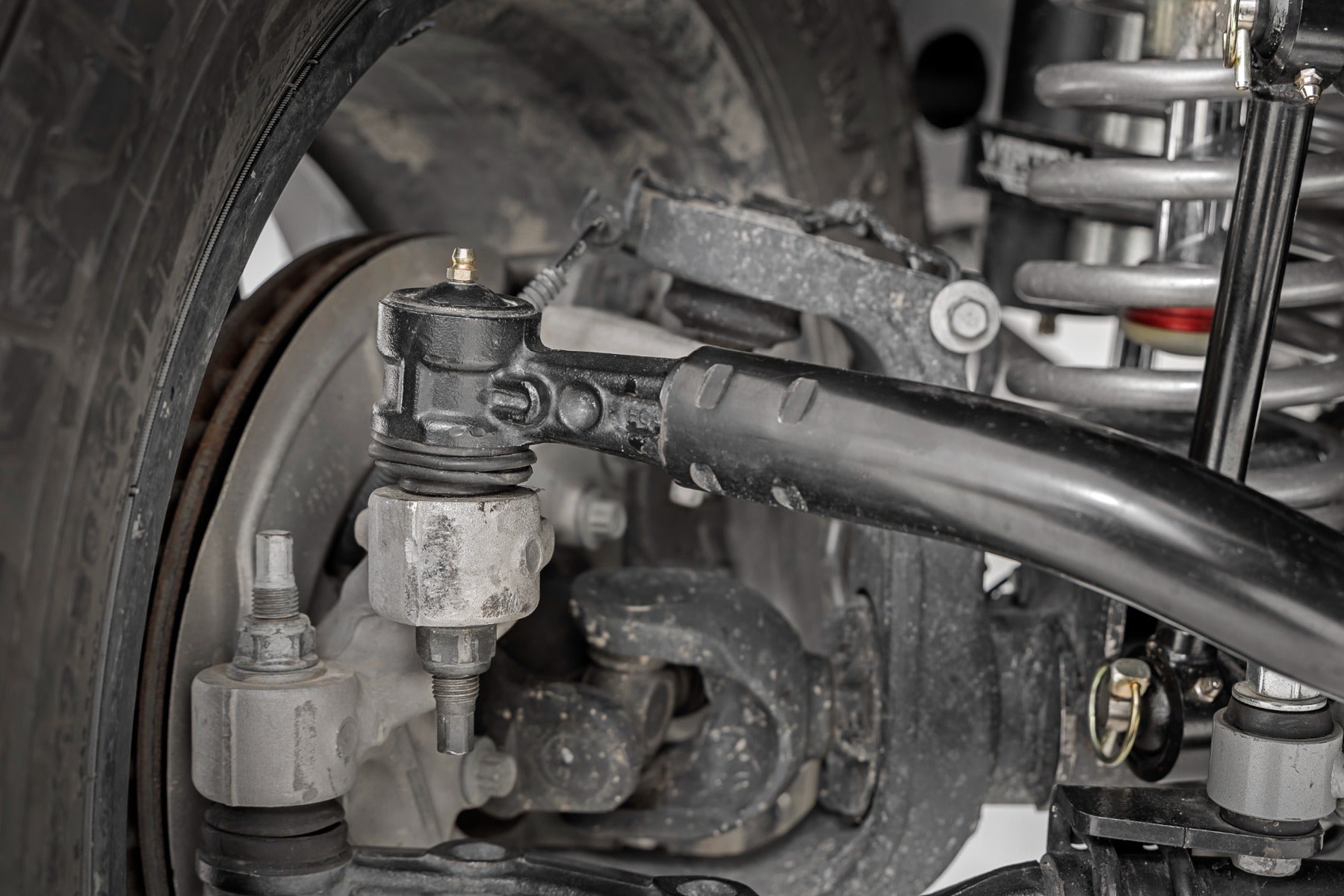 Rough Country High Steer Kit Track Bar Bracket Combo 18-22 Jeep Wrangler JL Rough Country