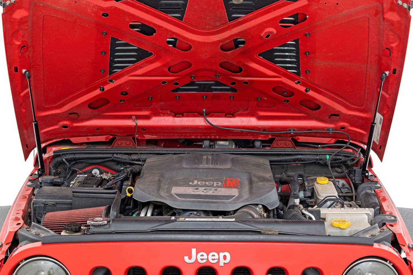 Hood Struts Hydraulic Jeep Wrangler JK/Wrangler Unlimited (2007-2018) Rough Country-4
