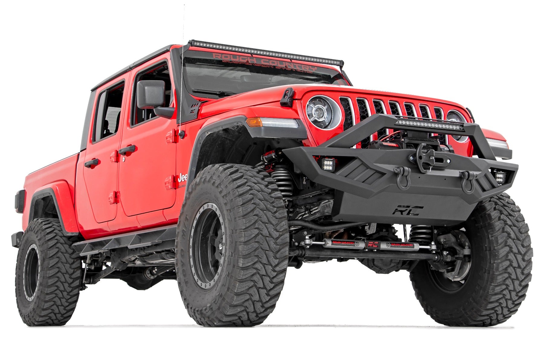 Rough Country Jeep Full Width Off-Road Front Bumper For JK,JL, Gladiator JT Rough Country
