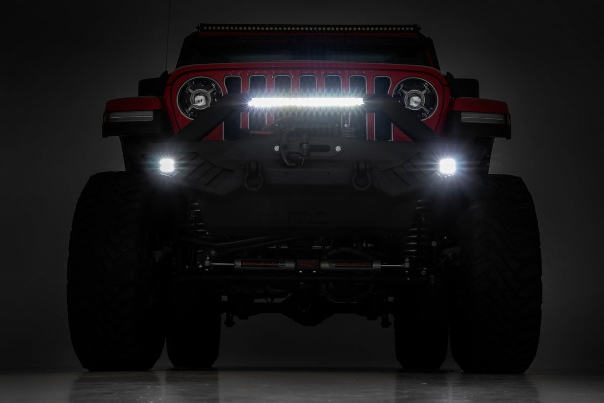 Jeep Full Width Off-Road Front Bumper For JK,JL, Gladiator JT Rough Country-3
