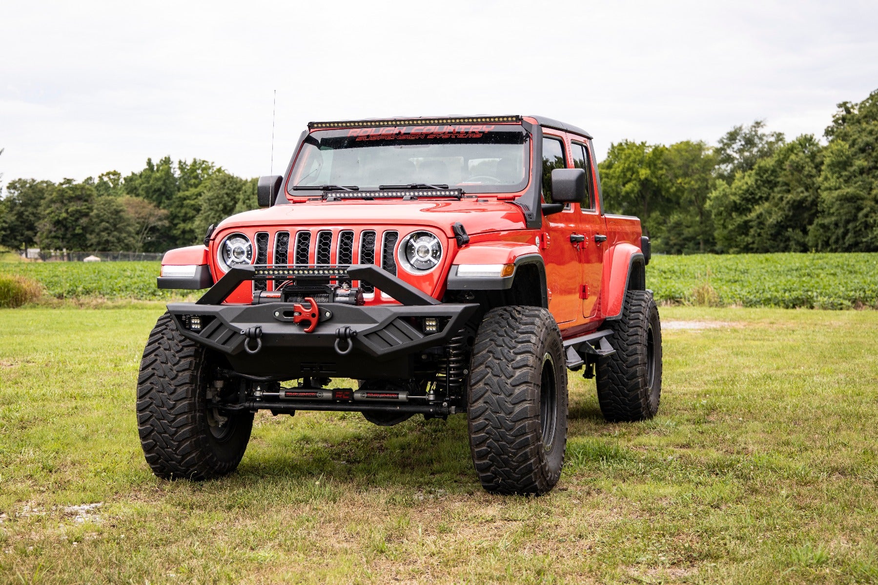Rough Country Jeep Full Width Off-Road Front Bumper For JK,JL, Gladiator JT Rough Country
