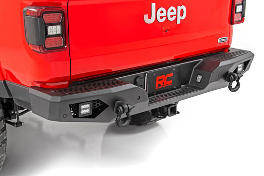 Rough Country Jeep Heavy-Duty Rear LED Bumper For 20- Up Gladiator Rough Country