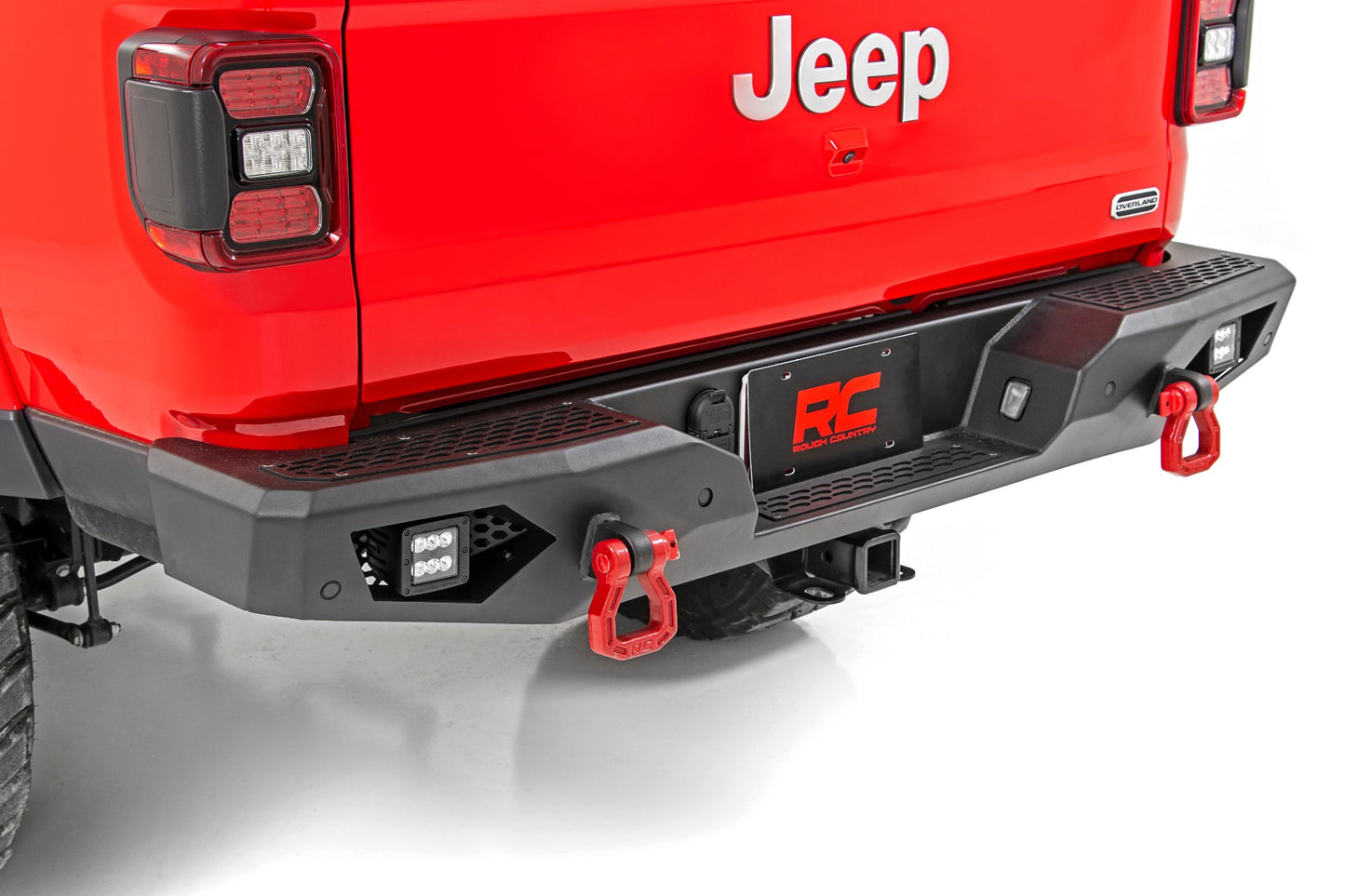 Rough Country Jeep Heavy-Duty Rear LED Bumper For 20- Up Gladiator Rough Country