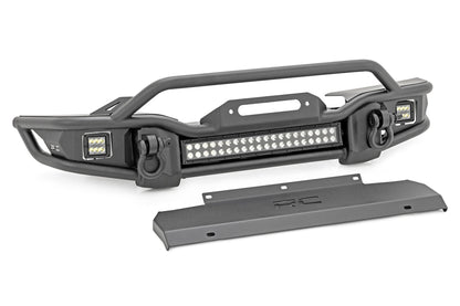 Front Winch Bumper Tubular Skid Plate Jeep Gladiator JT/Wrangler JK & JL/Wrangler Unlimited Rough Country-1
