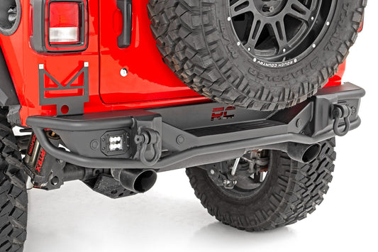Rough Country Rear Bumper Tubular 18-22 Jeep Wrangler JL 4WD Rough Country