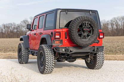 Rear Bumper Tubular Jeep Wrangler JL (18-26)/Wrangler Unlimited (18-26) Rough Country-3