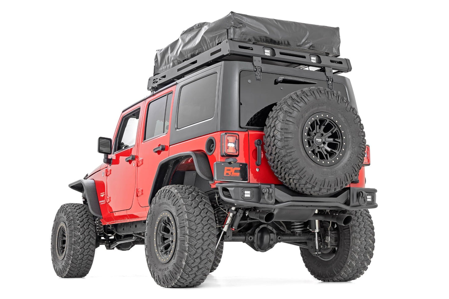 Rear Bumper Tubular Jeep Wrangler JK/Wrangler Unlimited (2007-2018) Rough Country-3