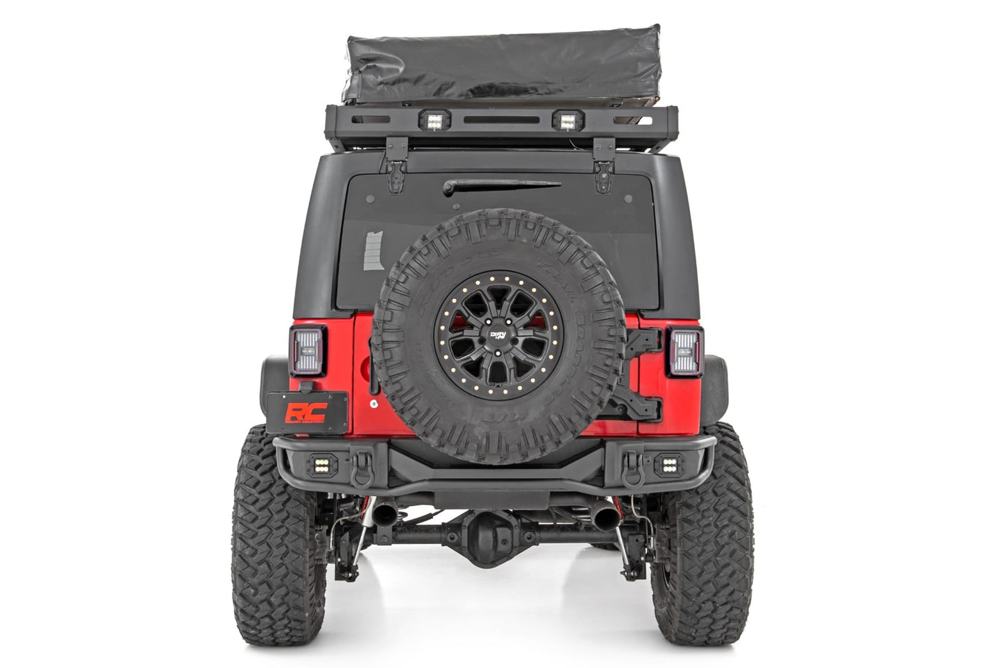 Rear Bumper Tubular Jeep Wrangler JK/Wrangler Unlimited (2007-2018) Rough Country-4