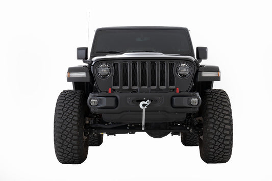 Winch Mounting Plate Modular Steel OE Bumper Jeep Gladiator JT/Wrangler JL (18-26) Rough Country-1