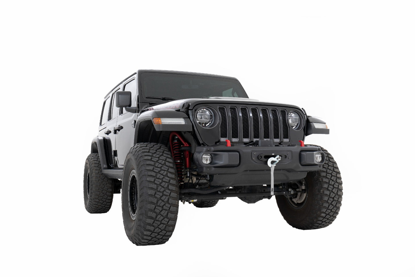 Winch Mounting Plate Modular Steel OE Bumper Jeep Gladiator JT/Wrangler JL (18-26) Rough Country-3