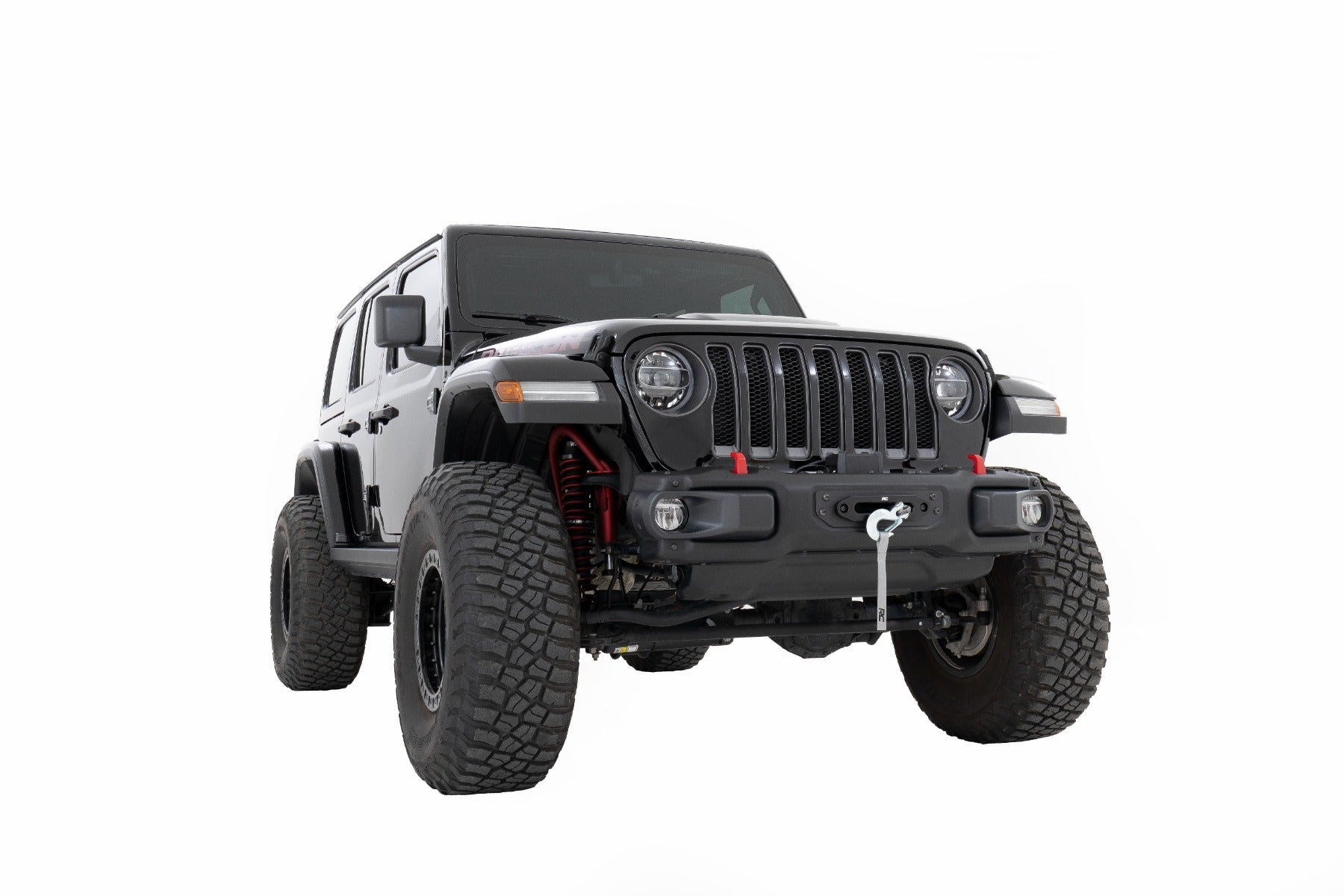 Winch Mounting Plate Modular Steel OE Bumper Jeep Gladiator JT/Wrangler JL (18-26) Rough Country-3