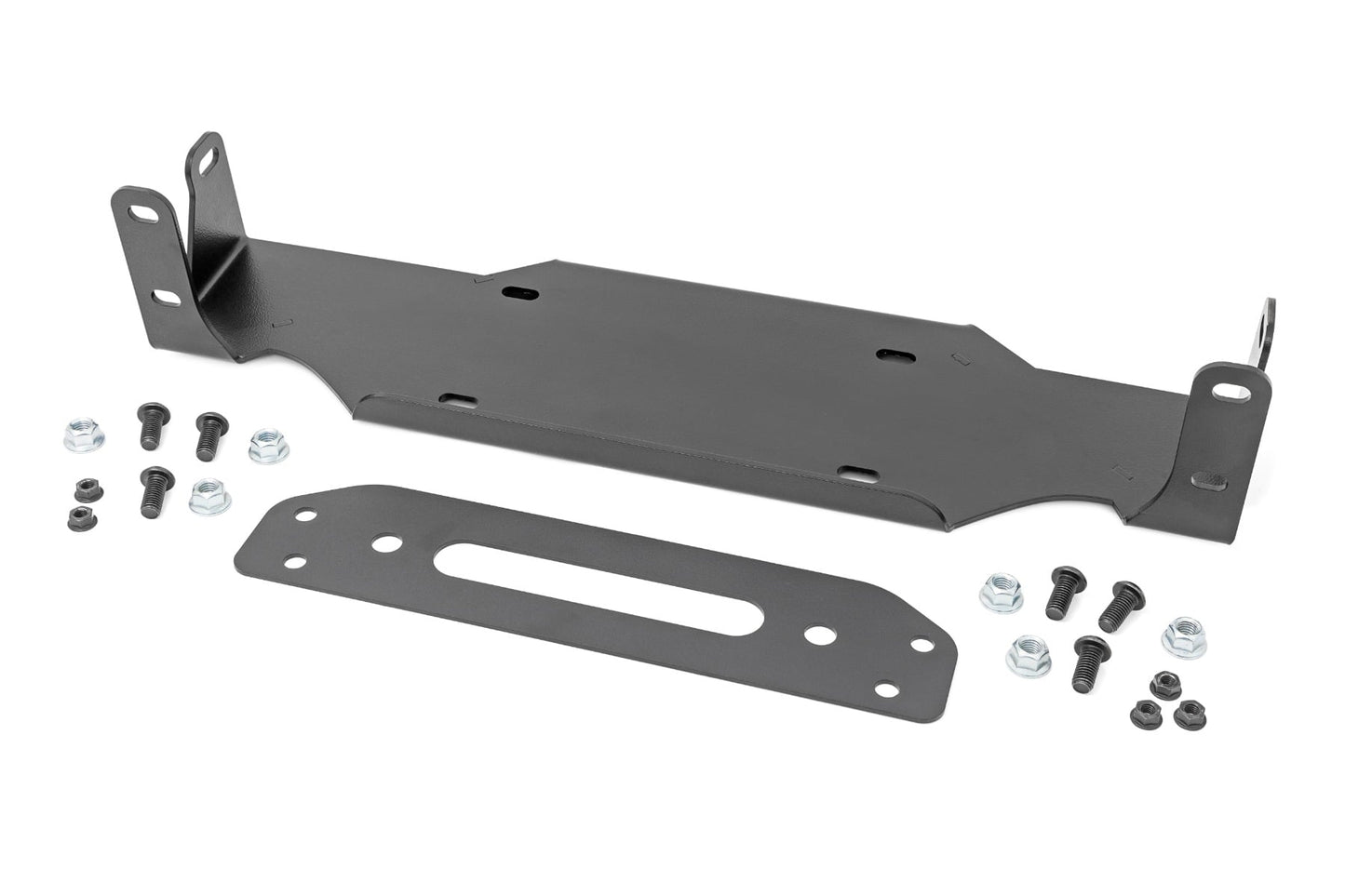 Winch Mounting Plate Modular Steel OE Bumper Jeep Gladiator JT/Wrangler JL (18-26) Rough Country-4
