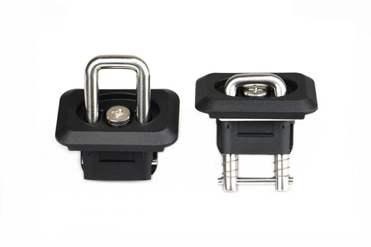 Corner Bullet Inner Bed Retractable Tie-Down Anchors 2009+ Dodge RAM 1500/2500/3500 Bullring SpeedStrap