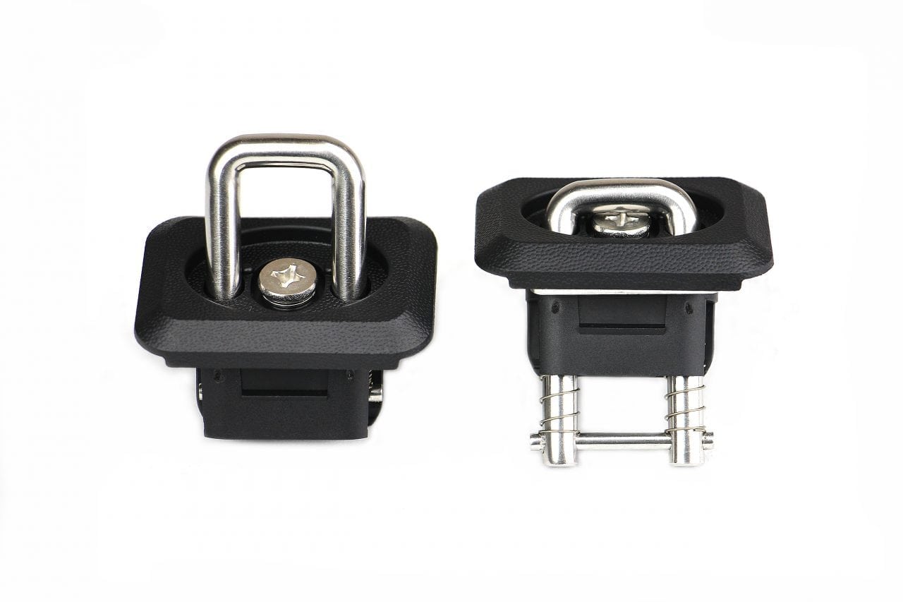 Corner Bullet Inner Bed Retractable Tie-Down Anchors 2009+ Dodge RAM 1500/2500/3500 Bullring SpeedStrap-6