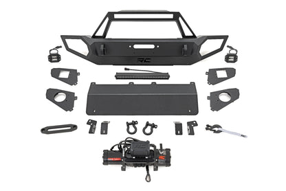 Front Winch Bumper 9500S Jeep Gladiator JT/Wrangler JK & JL/Wrangler Unlimited 4WD Rough Country