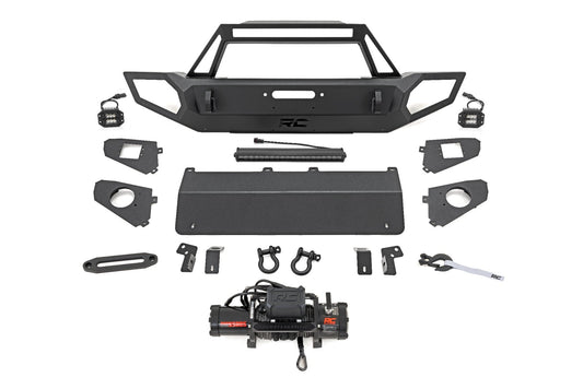 Front Winch Bumper 9500S Jeep Gladiator JT/Wrangler JK & JL/Wrangler Unlimited 4WD Rough Country