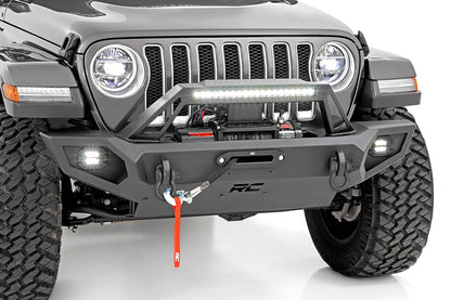 Front Winch Bumper 9500S Jeep Gladiator JT/Wrangler JK & JL/Wrangler Unlimited 4WD Rough Country-1