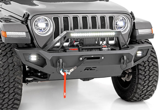 Front Winch Bumper 9500S Jeep Gladiator JT/Wrangler JK & JL/Wrangler Unlimited 4WD Rough Country-1
