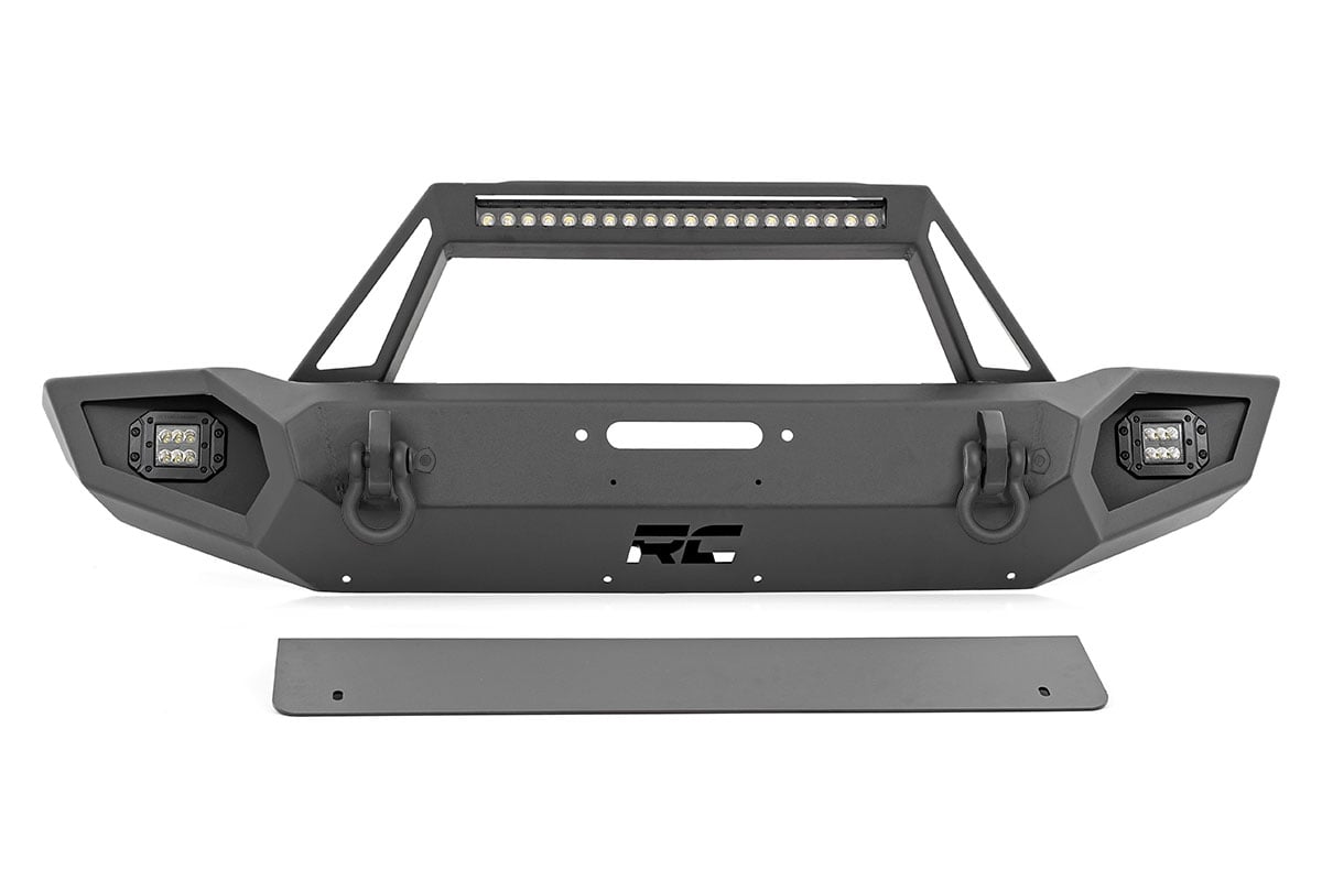 Front Winch Bumper 9500S Jeep Gladiator JT/Wrangler JK & JL/Wrangler Unlimited 4WD Rough Country-2