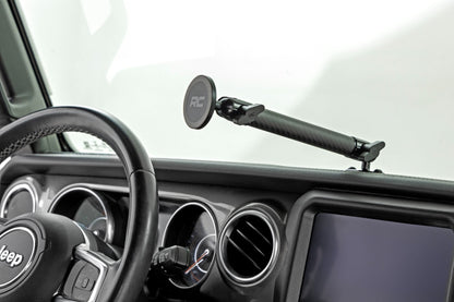 Dash Mount 8 Inch Mount Kit Jeep Gladiator JT/Wrangler JL 4WD (2018-2026) Rough Country-3