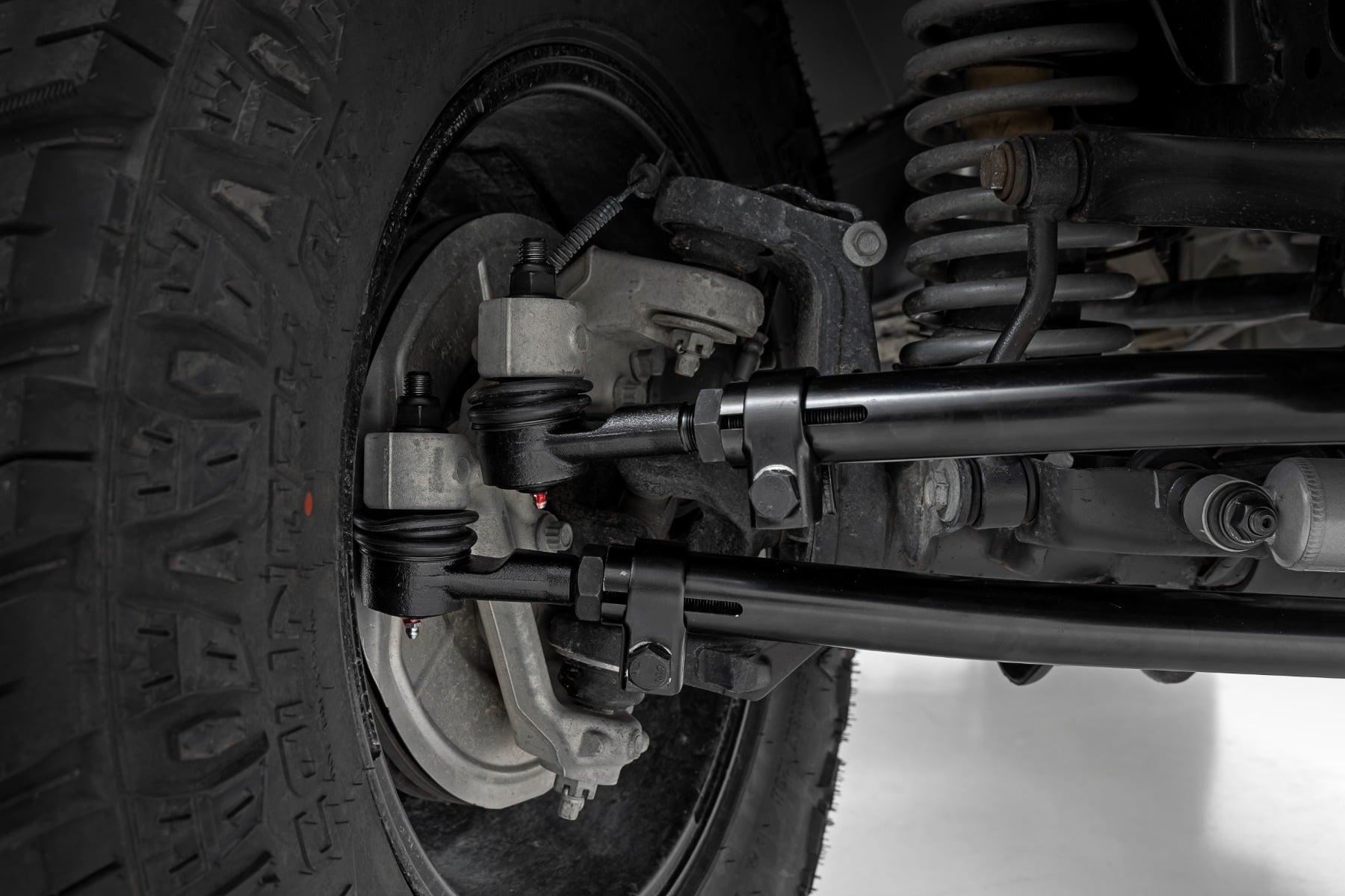 High Steer Kit w/ N3 Steering Stabilizer Jeep Gladiator JT/Wrangler JL (18-26) Rough Country-3