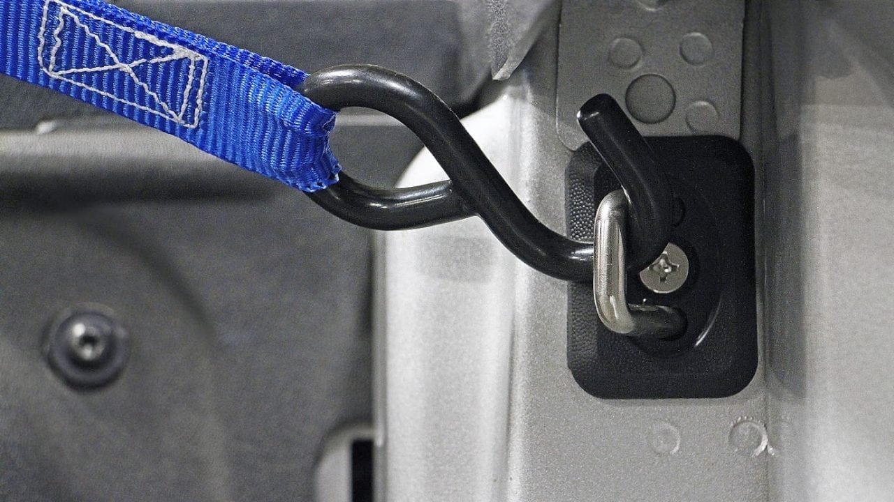 Corner Bullet Inner Bed Retractable Tie-Down Anchors 2009+ Dodge RAM 1500/2500/3500 Bullring SpeedStrap-9
