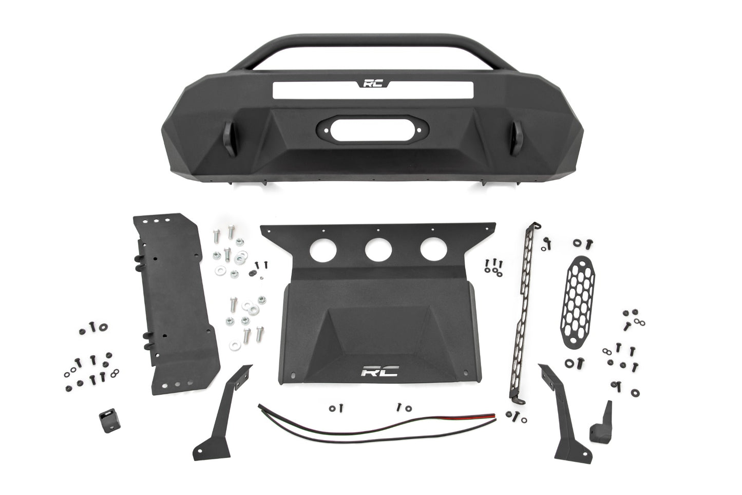 Rough Country Front Bumper Hybrid Winch Mount Only 16-22 Toyota Tacoma 2WD/4WD Rough Country