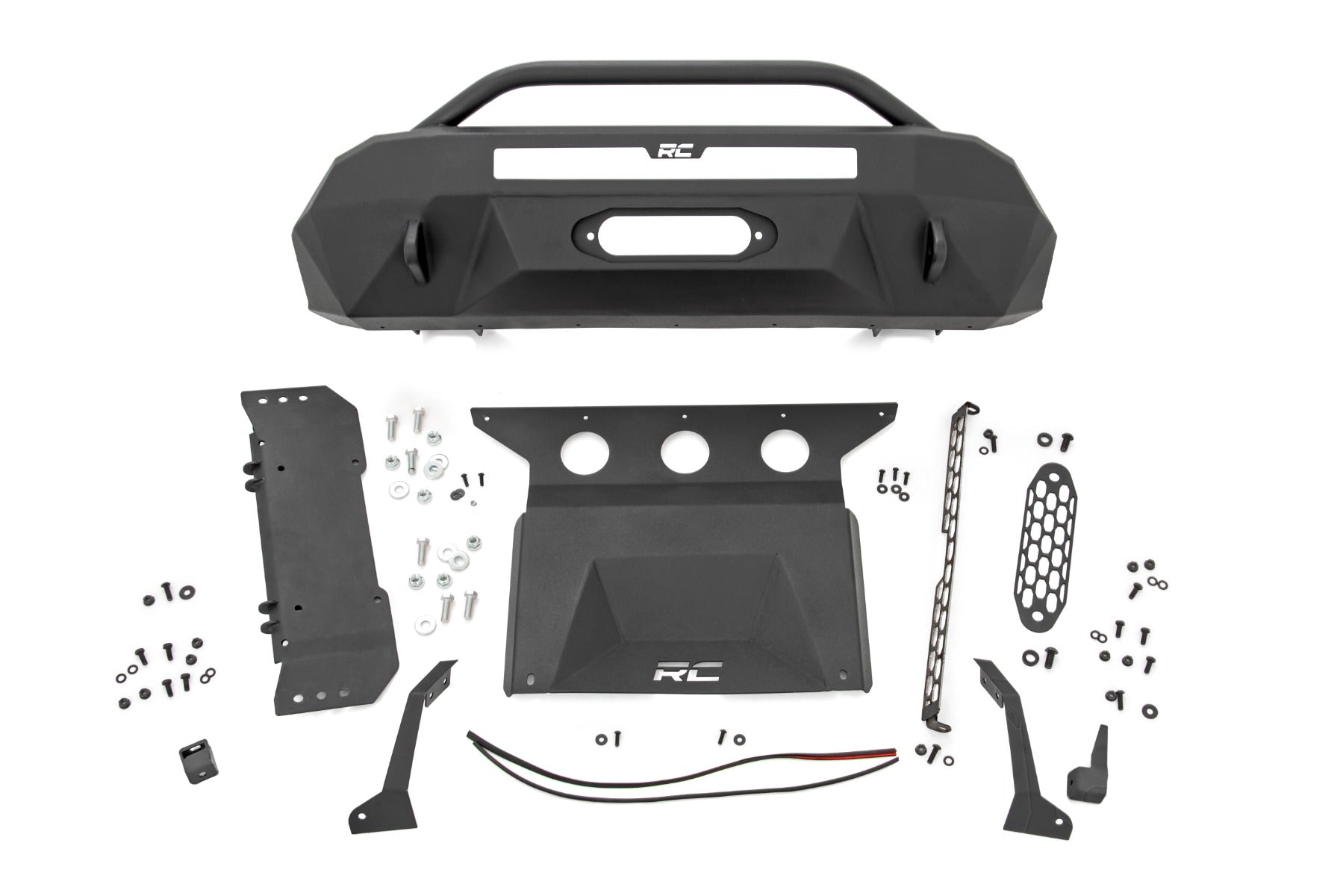 Rough Country Front Bumper Hybrid Winch Mount Only 16-22 Toyota Tacoma 2WD/4WD Rough Country
