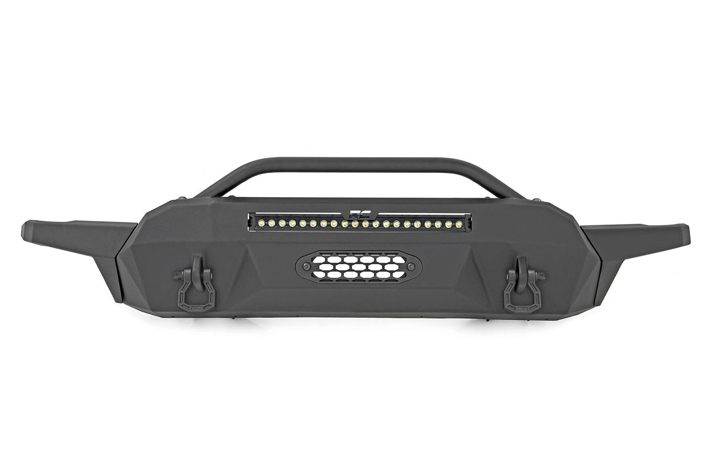 Front Bumper High Clearance Hybrid 20 Inch Black DRL LED Toyota Tacoma (16-23) Rough Country
