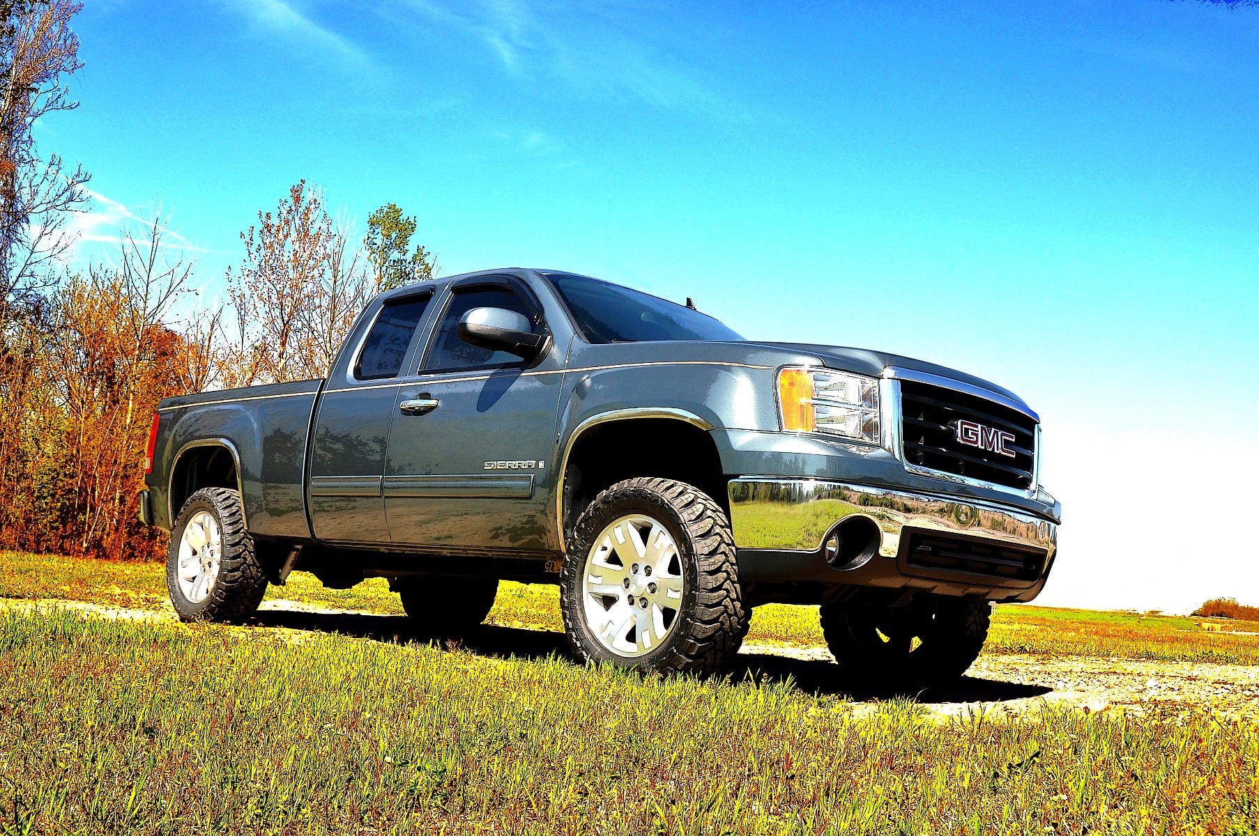 3 Inch Lift Kit Lift Knuckle Silverado/Sierra 1500 2WD (07-13) Rough Country-1