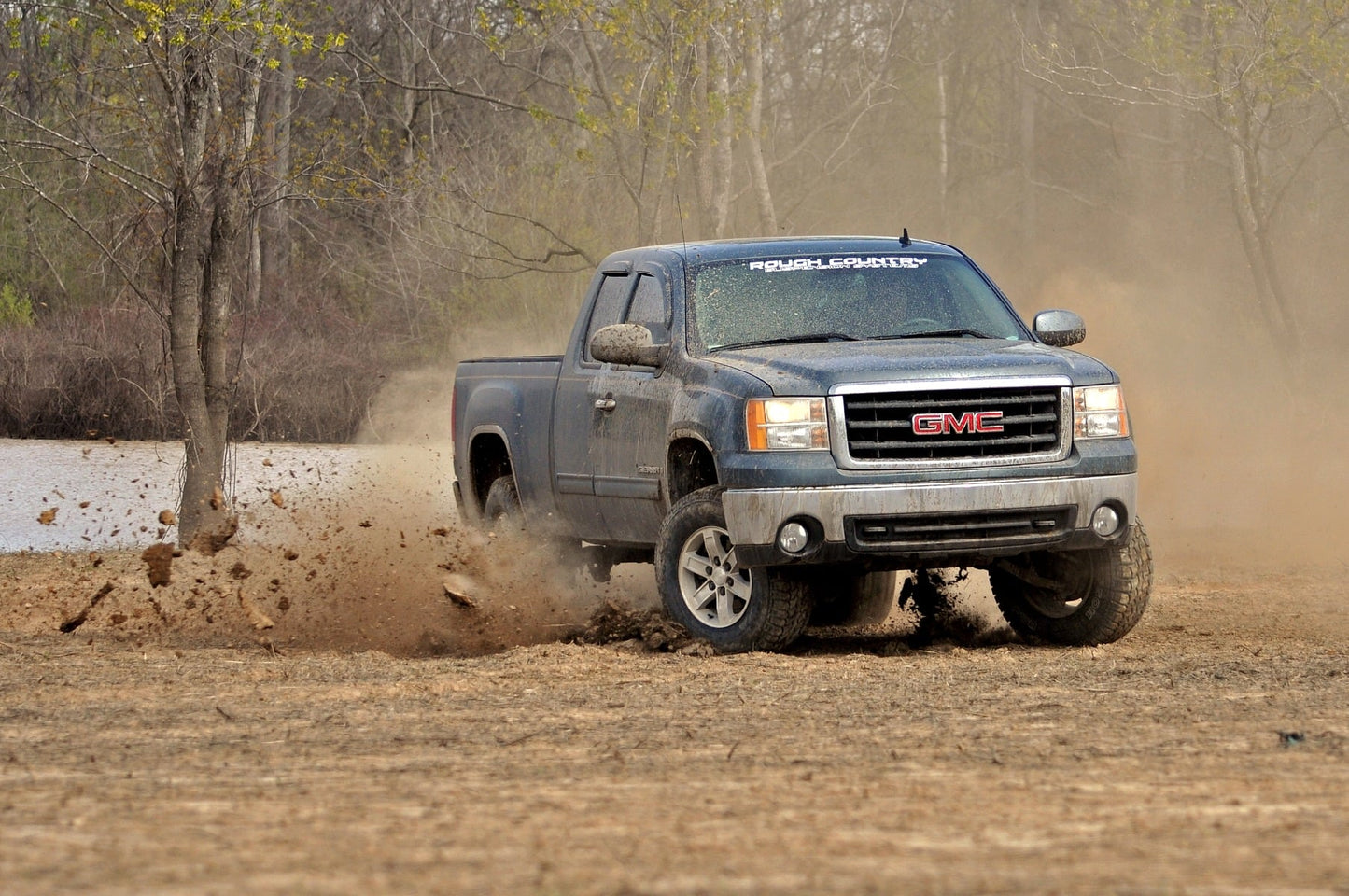 3 Inch Lift Kit Lift Knuckle Silverado/Sierra 1500 2WD (07-13) Rough Country-3
