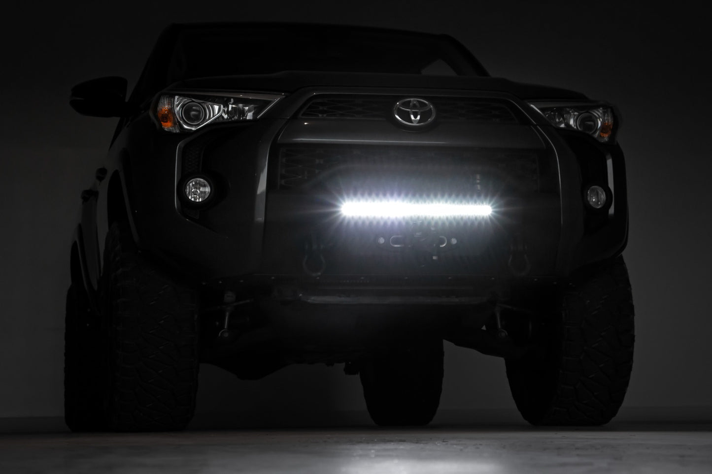 Front Bumper Hybrid 20 Inch Black DRL Toyota 4Runner 2WD/4WD (2014-2024) Rough Country-2