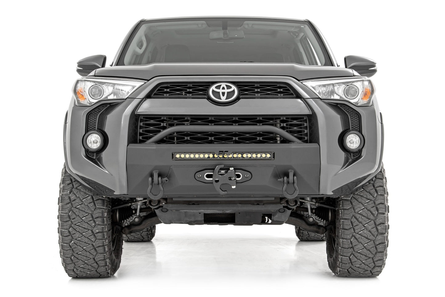 Front Bumper Hybrid 20 Inch Black DRL Toyota 4Runner 2WD/4WD (2014-2024) Rough Country-3