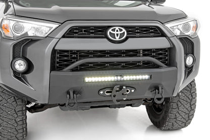 Front Bumper Hybrid 20 Inch Black LED Amber Toyota 4Runner 2WD/4WD (14-24) Rough Country-1
