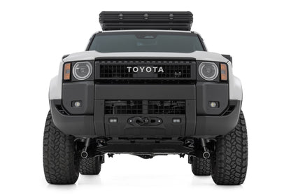Hidden Winch Mount Yellow SAE PRO1200S Toyota Land Cruiser 4WD (24-26) Rough Country-3