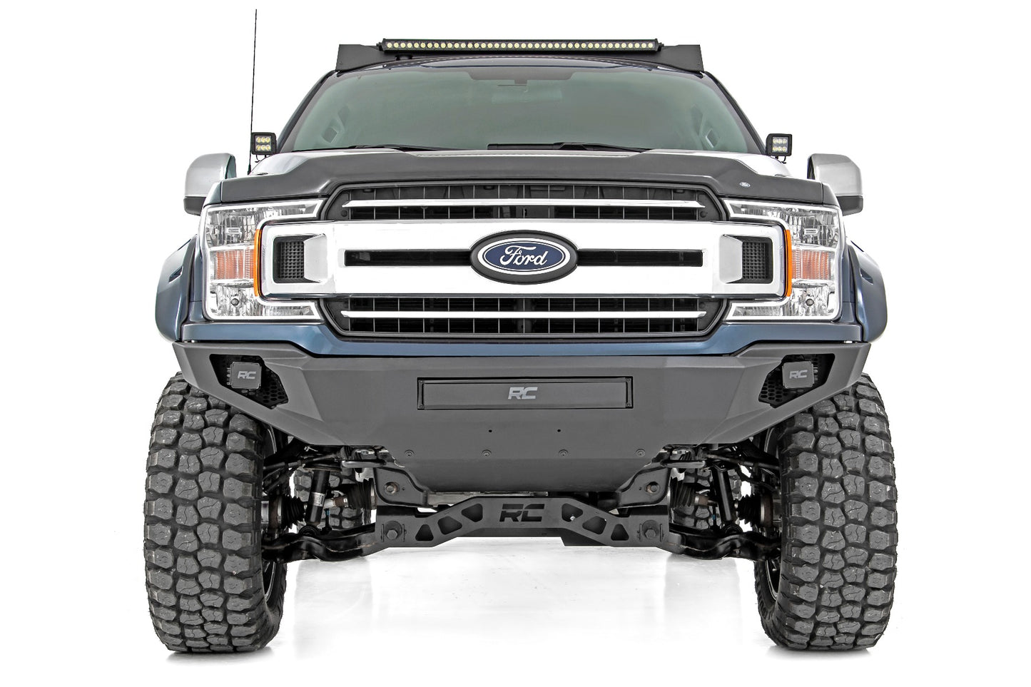 Front Bumper High Clearance Skid Plate Ford F-150 2WD/4WD (2018-2020) Rough Country-3