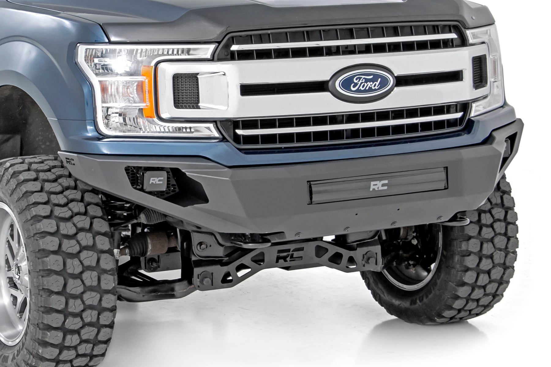 Front Bumper High Clearance Skid Plate Ford F-150 2WD/4WD (2018-2020) Rough Country-1