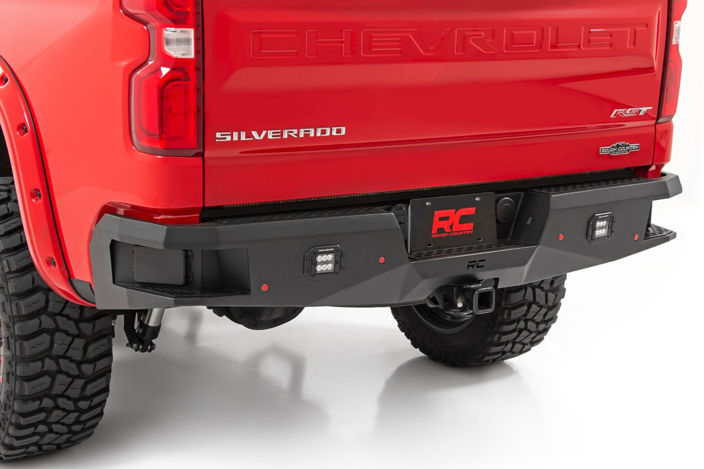 Rough Country Chevrolet Heavy-Duty Rear LED Bumper 19-21 Chevrolet Silverado 1500 Rough Country