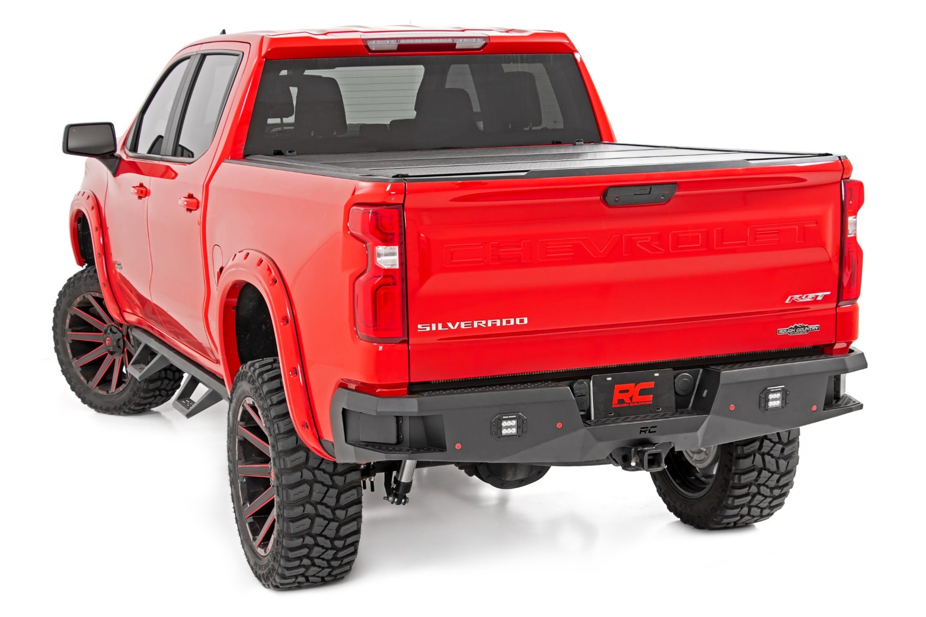 Rough Country Chevrolet Heavy-Duty Rear LED Bumper 19-21 Chevrolet Silverado 1500 Rough Country