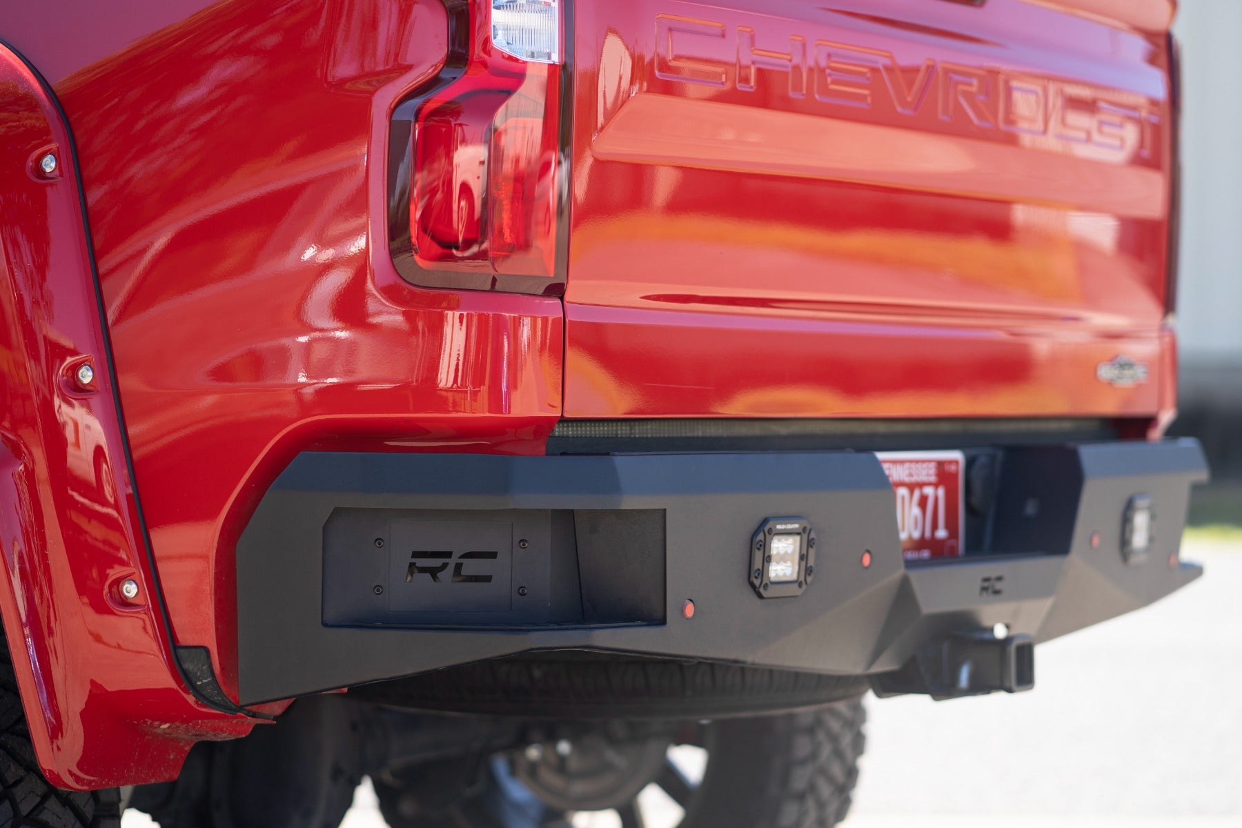 Rough Country Chevrolet Heavy-Duty Rear LED Bumper 19-21 Chevrolet Silverado 1500 Rough Country