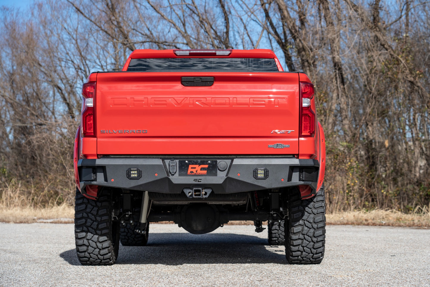 Rough Country Chevrolet Heavy-Duty Rear LED Bumper 19-21 Chevrolet Silverado 1500 Rough Country