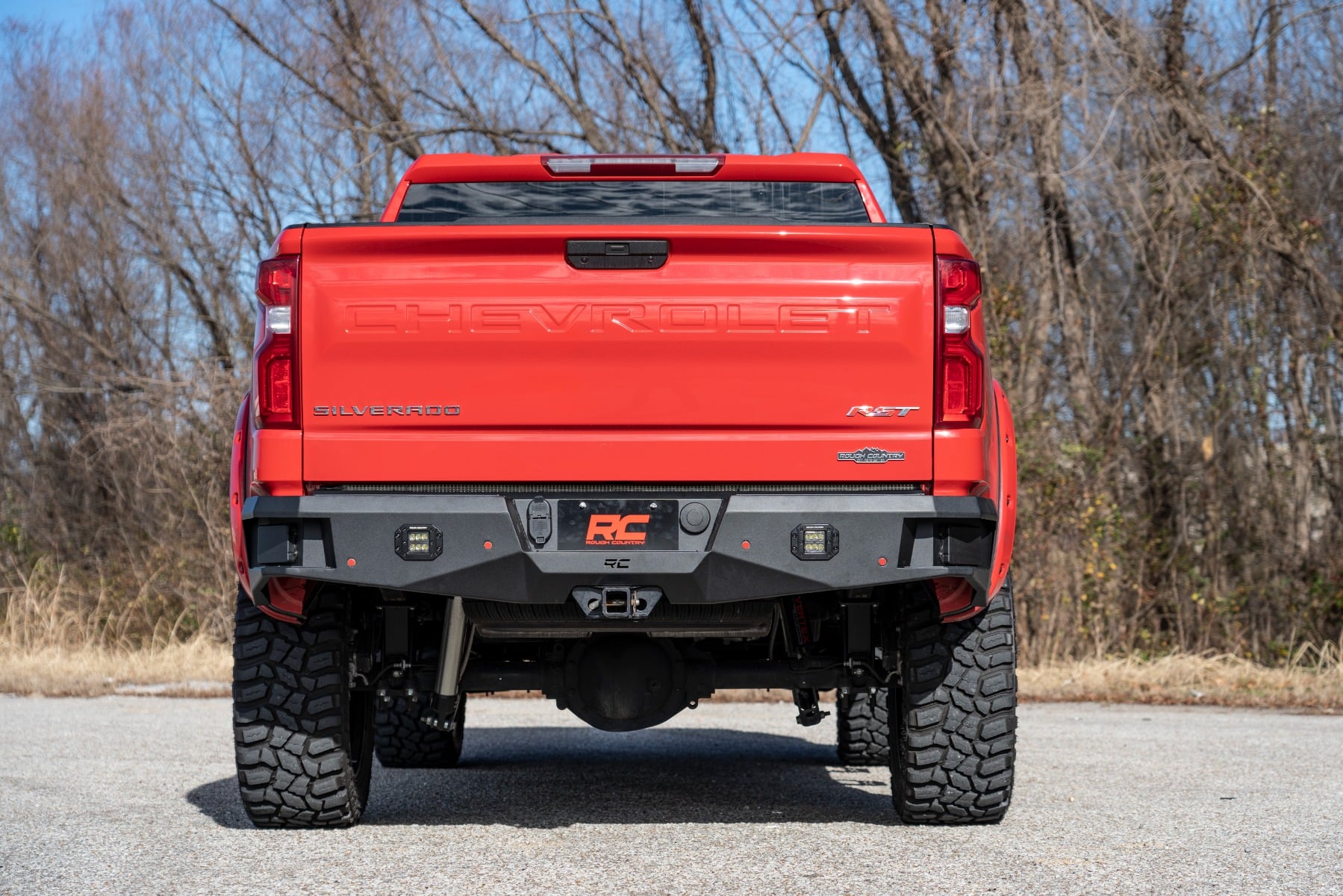 Rear LED Bumper Chevy/GMC Sierra 1500 (19-26)/Silverado 1500 (19-26) Rough Country-4