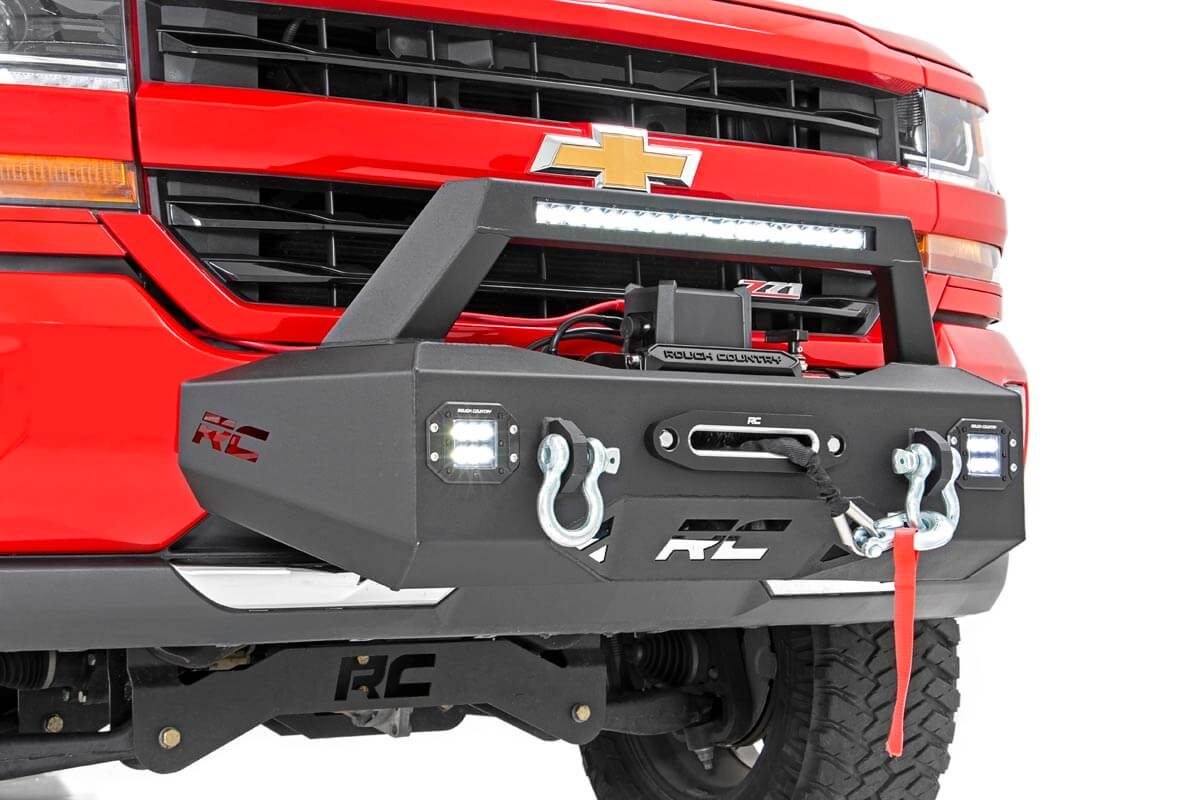 Rough Country EXO Winch Mount System 07-18 Chevrolet Silverado 1500 Rough Country