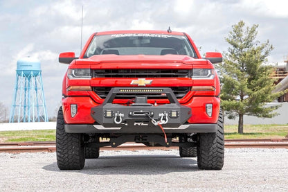 EXO Winch Mount Kit Chevy Silverado 1500 2WD/4WD (2007-2018 & Classic) Rough Country-3