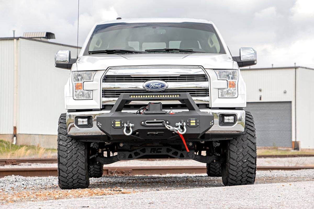 EXO Winch Mount Kit Ford F-150 2WD/4WD (2009-2025) Rough Country-5
