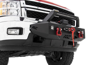 EXO Winch Mount Kit Chevy Silverado 2500 HD/3500 HD 2WD/4WD (2011-2019) Rough Country