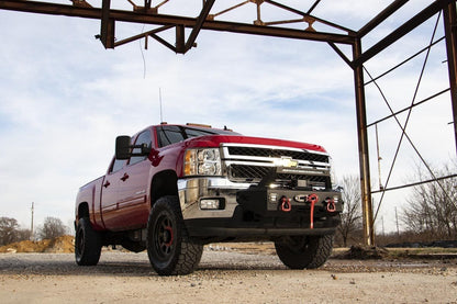 EXO Winch Mount Kit Chevy Silverado 2500 HD/3500 HD 2WD/4WD (2011-2019) Rough Country-1